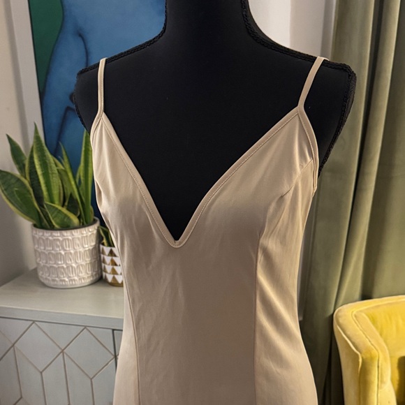 STAUD Cream Maxi slip Dress - Picture 2 of 5
